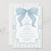 Iets blauw voordat ik buig Vrijgezellenfeest Kaart (Voorkant)