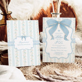 Iets blauw voordat ik buig Vrijgezellenfeest Kaart