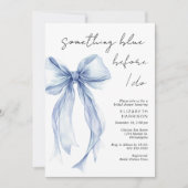 Iets blauw voordat ik buig Vrijgezellenfeest Kaart (Voorkant)