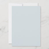 Iets blauw voordat ik buig Vrijgezellenfeest Kaart (Achterkant)