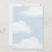 Iets blauw voordat ik Cloud Vrijgezellenfeest doe Kaart (Achterkant)