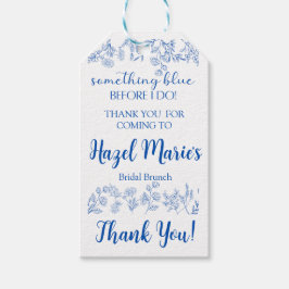 Iets blauw voordat ik doe chique  gunst & cadeaulabel