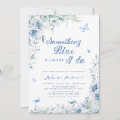 Iets blauw voordat ik elegant Vrijgezellenfeest do Kaart (Voorkant)