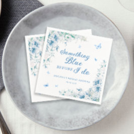 Iets blauw voordat ik elegant Vrijgezellenfeest do Servet