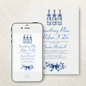 Iets blauw voordat ik Frans Vrijgezellenfeest doe Kaart