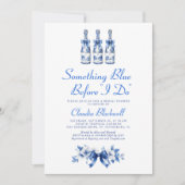 Iets blauw voordat ik Frans Vrijgezellenfeest doe Kaart (Voorkant)