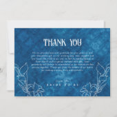 Iets blauw voordat ik ga douchen dank je wel kaart (Voorkant)