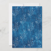 Iets blauw voordat ik getextureerd Vrijgezellenfee Kaart (Achterkant)