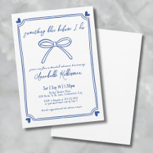 Iets blauw voordat ik grillig Vrijgezellenfeest do