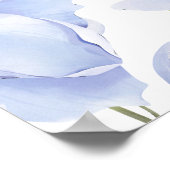 Iets blauw voordat ik groen bloemenbruids doe poster (Hoek)