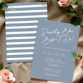 Iets blauw voordat ik het doe | blauw Vrijgezellen Kaart