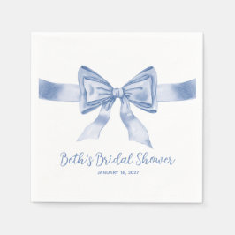 Iets blauw voordat ik het doe! Modern Vrijgezellen Servet