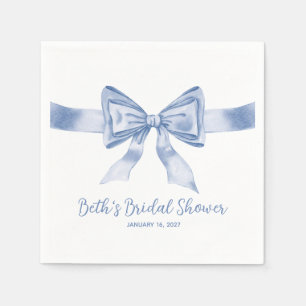 Iets blauw voordat ik het doe! Modern Vrijgezellen Servet