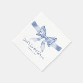 Iets blauw voordat ik het doe! Modern Vrijgezellen Servet (Hoek)