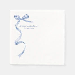 Iets blauw voordat ik het doe! Modern Vrijgezellen Servet