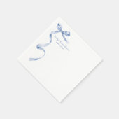 Iets blauw voordat ik het doe! Modern Vrijgezellen Servet (Hoek)