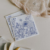 Iets blauw voordat ik het doe servet