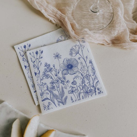 Iets blauw voordat ik het doe servet