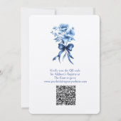 "Iets blauw voordat ik het doe" Vrijgezellenfeest Kaart (Achterkant)