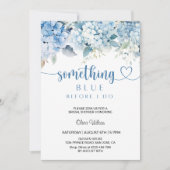 "Iets blauw voordat ik het doe" Vrijgezellenfeest Kaart (Voorkant)