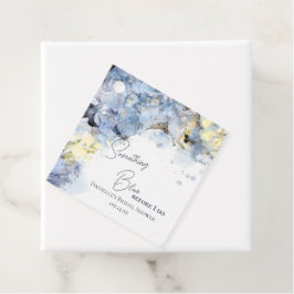 Iets blauw voordat ik Hydrangea Vrijgezellenfeest Bedankjes Labels