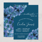 Iets blauw voordat ik Hydrangea Vrijgezellenfeest Kaart (Voorkant / Achterkant)