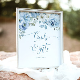 Iets blauw voordat ik Kaarten en geschenken doe Poster