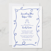 Iets blauw voordat ik met de hand getekend kaart (Voorkant)