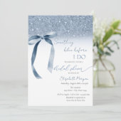 Iets blauw voordat ik nu glitter doe kaart (Staand voorkant)