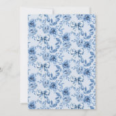 Iets blauw voordat ik Pumpkin Vrijgezellenfeest do Kaart (Achterkant)