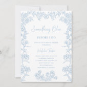 Iets blauw voordat ik Rozen Vrijgezellenfeest doe Kaart (Voorkant)