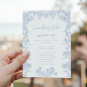 Iets blauw voordat ik Rozen Vrijgezellenfeest doe Kaart