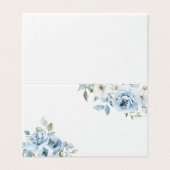 Iets blauw voordat ik stoffige blauwe plaatskaarte kaart (Buitenkant ongevouwen)