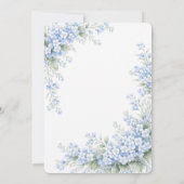 Iets Blauw Voordat Ik Trouw Bruidsfeest Kaart (Achterkant)