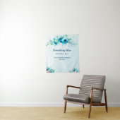 Iets blauw voordat ik Vrijgezellenfeest achtergron Wandkleed (In situ)