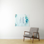 Iets blauw voordat ik Vrijgezellenfeest achtergron Wandkleed (In Situ (horizontaal))