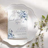 Iets blauw voordat ik Vrijgezellenfeest Arch doe Kaart