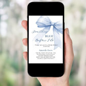 Iets blauw voordat ik Vrijgezellenfeest buig Kaart