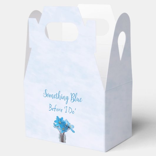 Iets blauw voordat ik Vrijgezellenfeest doe Bedankdoosjes (Geopend)