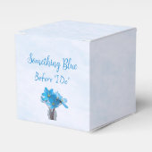 Iets blauw voordat ik Vrijgezellenfeest doe Bedankdoosjes (Voorkant Zijde)
