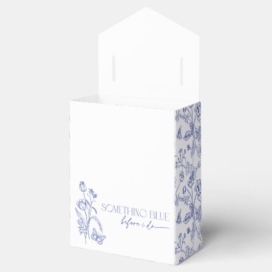 Iets blauw voordat ik Vrijgezellenfeest doe dank j Bedankdoosjes (Geopend)