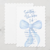 Iets blauw voordat ik Vrijgezellenfeest doe Kaart (Voorkant / Achterkant)