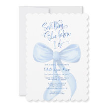 Iets blauw voordat ik Vrijgezellenfeest doe