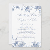 iets blauw voordat ik Vrijgezellenfeest doe Kaart (Voorkant)