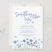 Iets blauw voordat ik Vrijgezellenfeest doe Kaart (Voorkant)