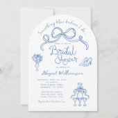 Iets blauw voordat ik Vrijgezellenfeest doe Kaart (Voorkant)