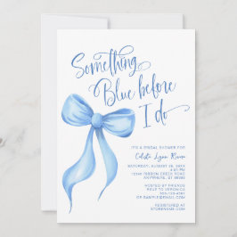 Iets blauw voordat ik Vrijgezellenfeest doe Kaart