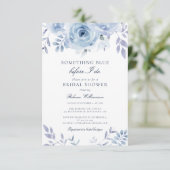 Iets blauw voordat ik Vrijgezellenfeest doe Kaart (Staand voorkant)