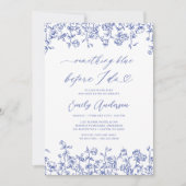 Iets blauw voordat ik Vrijgezellenfeest doe Kaart (Voorkant)