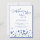 Iets blauw voordat ik Vrijgezellenfeest doe Kaart (Voorkant)